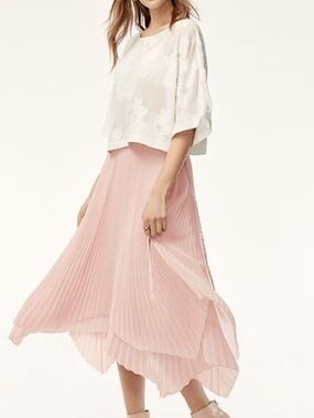 NWOT Aritzia Wilfred Dubois Chiffon Skirt - Camille Size 8